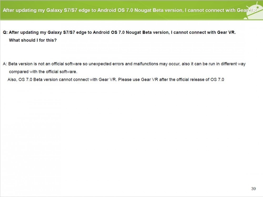 Galaxy S7 Edge Android 7.0 Nougat Yenilikleri Galeri 