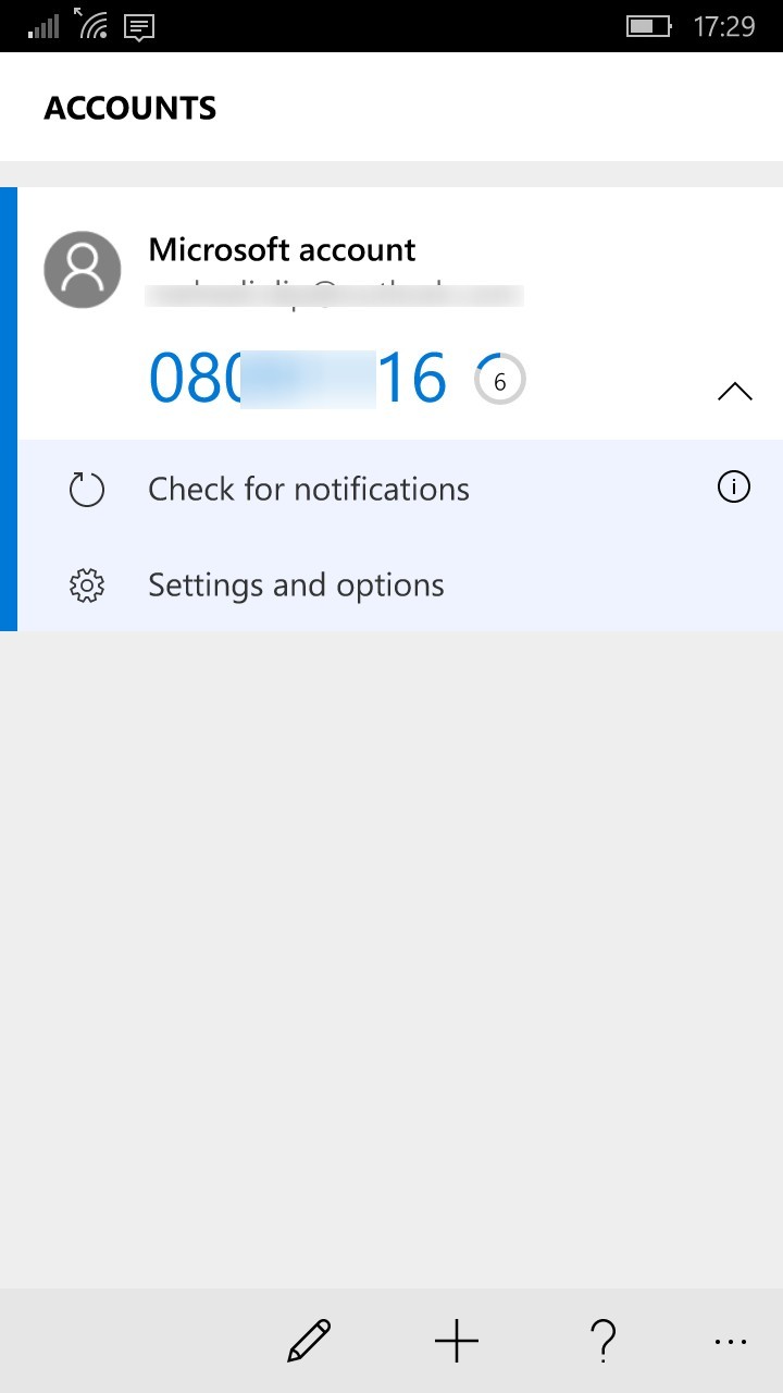 Microsoft Authenticator Evrensel Uygulamasının ekran görüntüleri sızdırıldı 