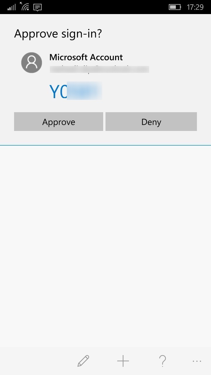 Microsoft Authenticator Evrensel Uygulamasının ekran görüntüleri sızdırıldı 