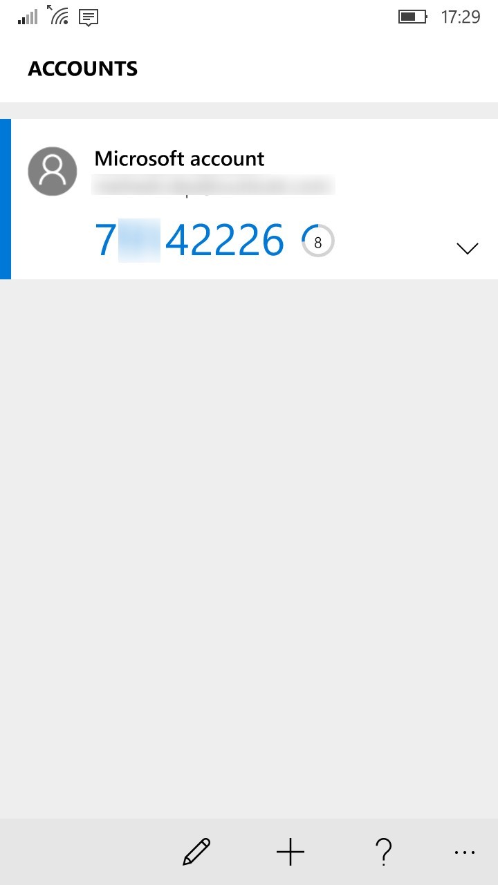Microsoft Authenticator Evrensel Uygulamasının ekran görüntüleri sızdırıldı 