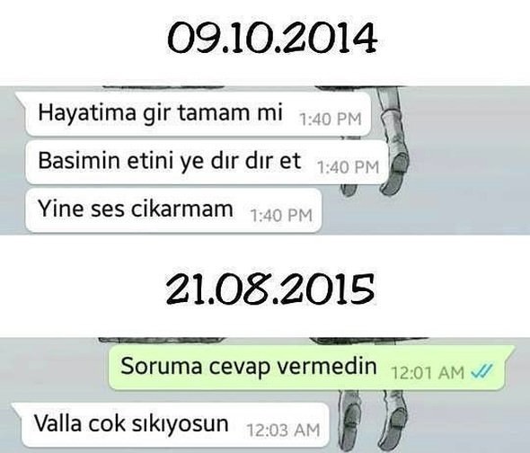 En komik WhatsApp mesajlaşmaları