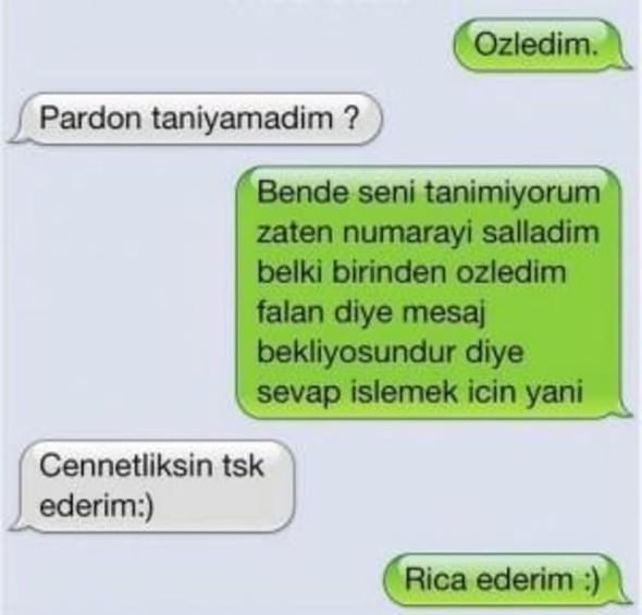 En komik WhatsApp mesajlaşmaları
