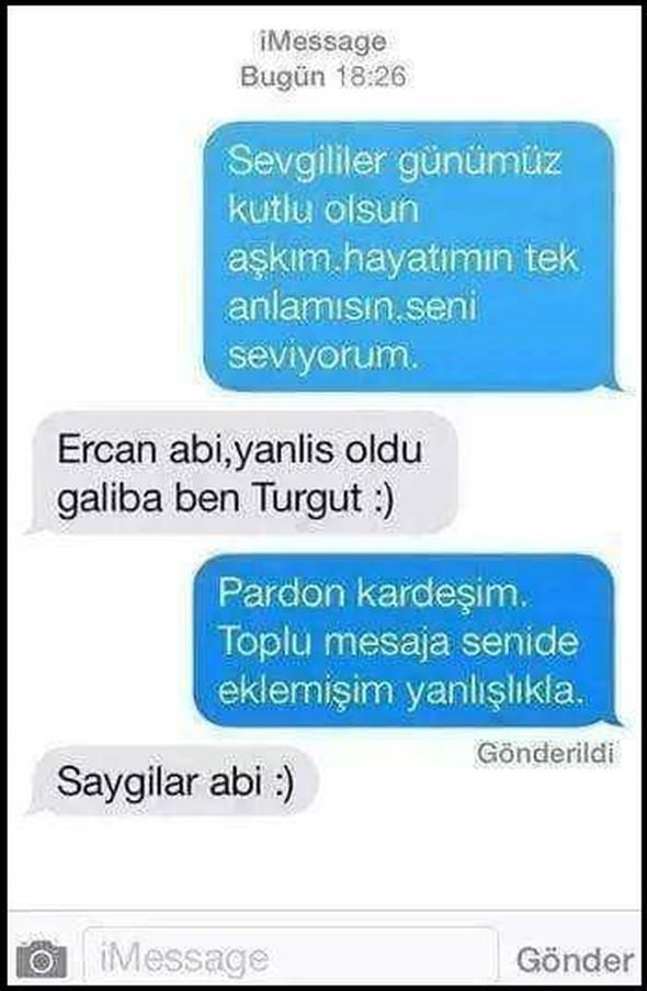 En komik WhatsApp mesajlaşmaları