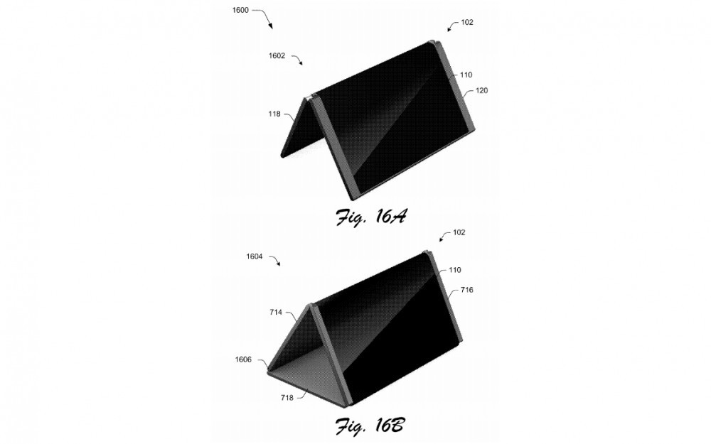 Microsoft'un Katlanabilir Cihazının Patent Görselleri 