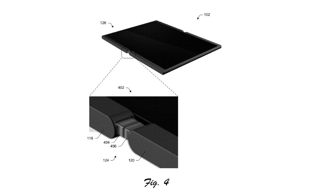 Microsoft'un Katlanabilir Cihazının Patent Görselleri