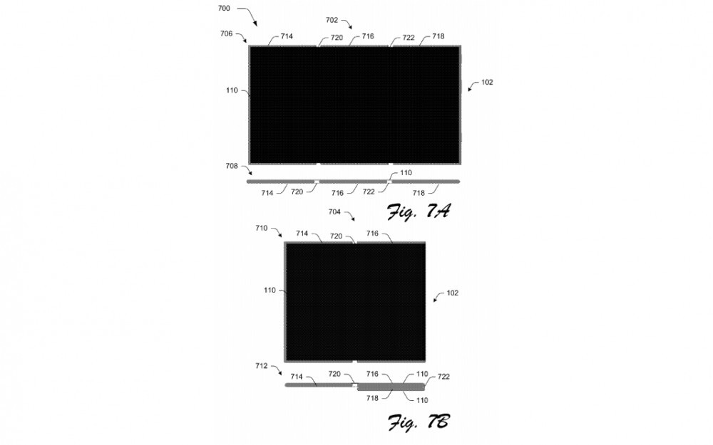 Microsoft'un Katlanabilir Cihazının Patent Görselleri