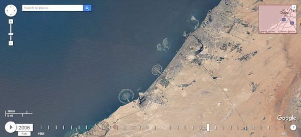 Google Dubia'yi 32 yıl uydudan izledi! İşte sonuç...