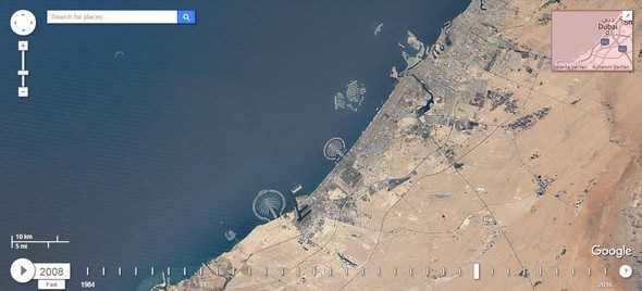 Google Dubia'yi 32 yıl uydudan izledi! İşte sonuç...