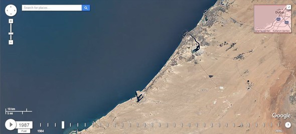 Google Dubia'yi 32 yıl uydudan izledi! İşte sonuç...
