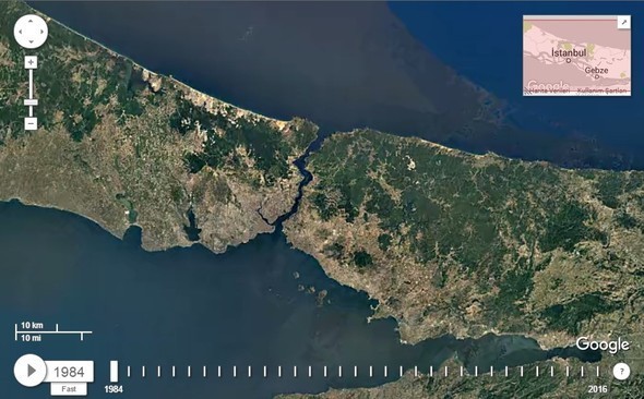 Google Dubia'yi 32 yıl uydudan izledi! İşte sonuç...