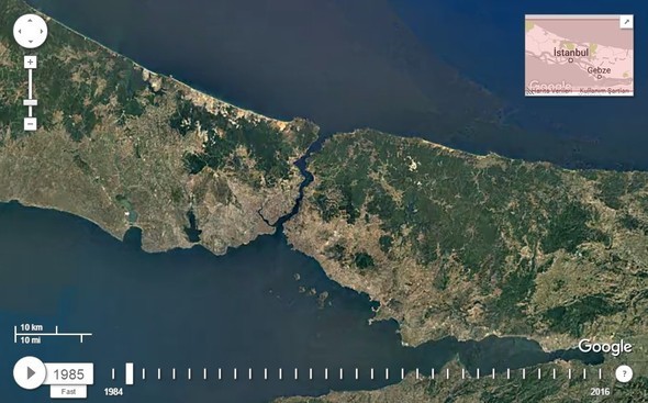 Google Dubia'yi 32 yıl uydudan izledi! İşte sonuç...