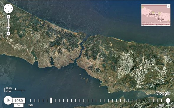 Google Dubia'yi 32 yıl uydudan izledi! İşte sonuç...