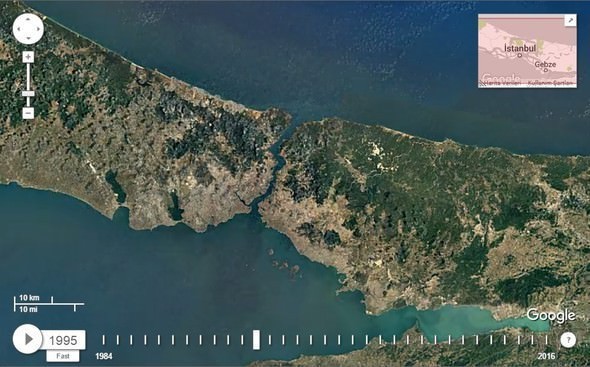 Google Dubia'yi 32 yıl uydudan izledi! İşte sonuç...