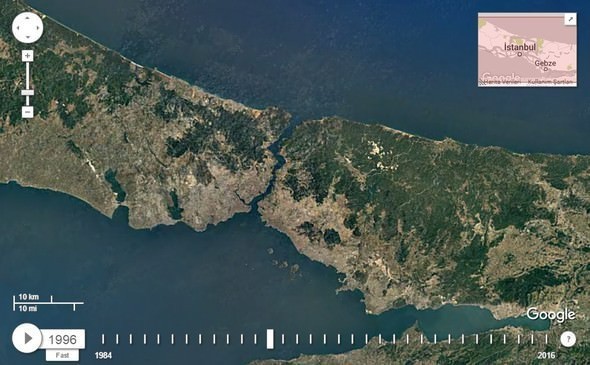 Google Dubia'yi 32 yıl uydudan izledi! İşte sonuç...