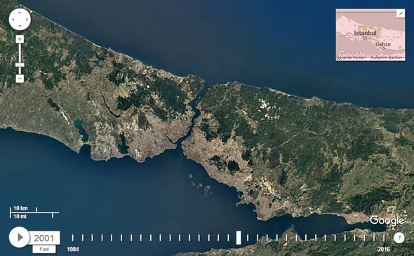 Google Dubia'yi 32 yıl uydudan izledi! İşte sonuç...