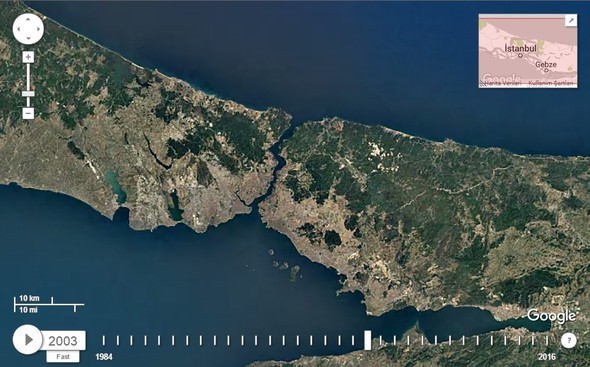 Google Dubia'yi 32 yıl uydudan izledi! İşte sonuç...