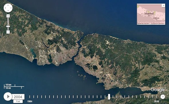 Google Dubia'yi 32 yıl uydudan izledi! İşte sonuç...
