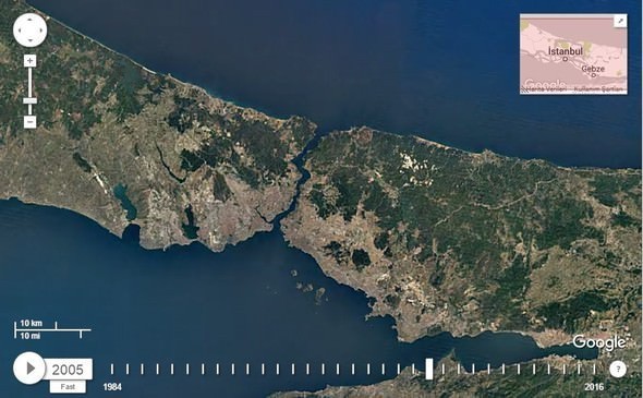 Google Dubia'yi 32 yıl uydudan izledi! İşte sonuç...