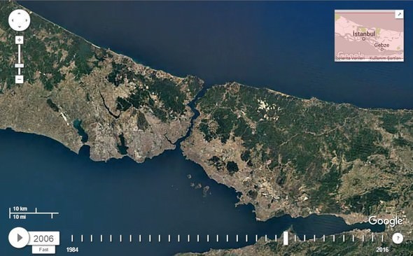 Google Dubia'yi 32 yıl uydudan izledi! İşte sonuç...