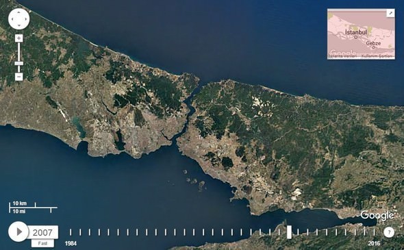 Google Dubia'yi 32 yıl uydudan izledi! İşte sonuç...