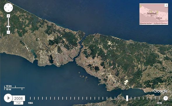 Google Dubia'yi 32 yıl uydudan izledi! İşte sonuç...