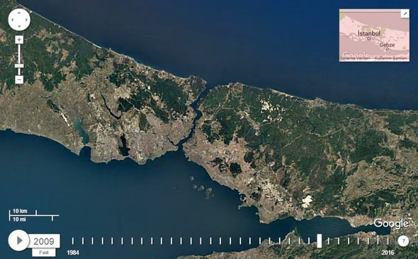 Google Dubia'yi 32 yıl uydudan izledi! İşte sonuç...
