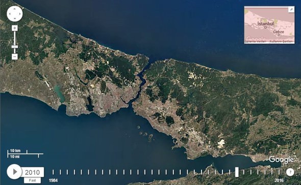 Google Dubia'yi 32 yıl uydudan izledi! İşte sonuç...