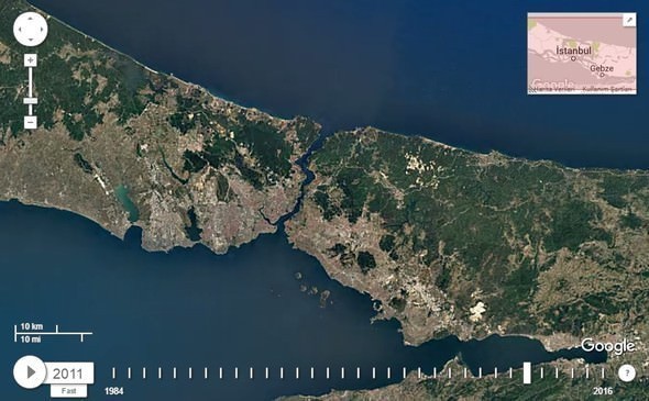 Google Dubia'yi 32 yıl uydudan izledi! İşte sonuç...