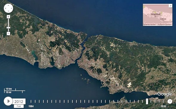 Google Dubia'yi 32 yıl uydudan izledi! İşte sonuç...