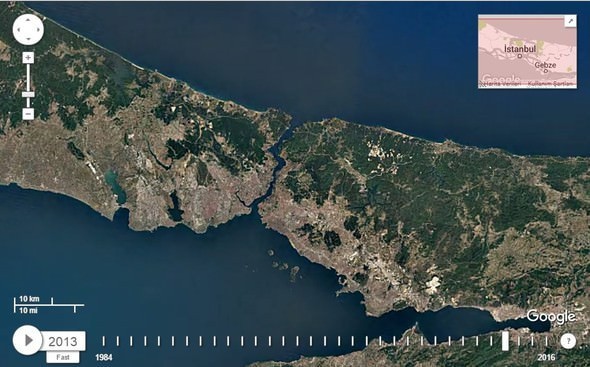Google Dubia'yi 32 yıl uydudan izledi! İşte sonuç...