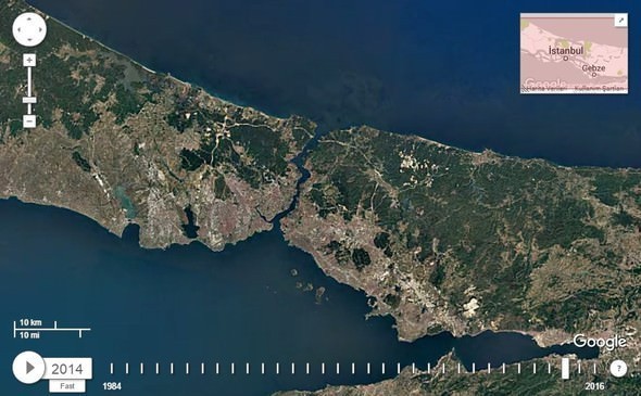 Google Dubia'yi 32 yıl uydudan izledi! İşte sonuç...