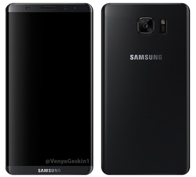 Samsung Galaxy S8'in Render Görselleri ve Görüntüsü İnternete Sızdırıldı
