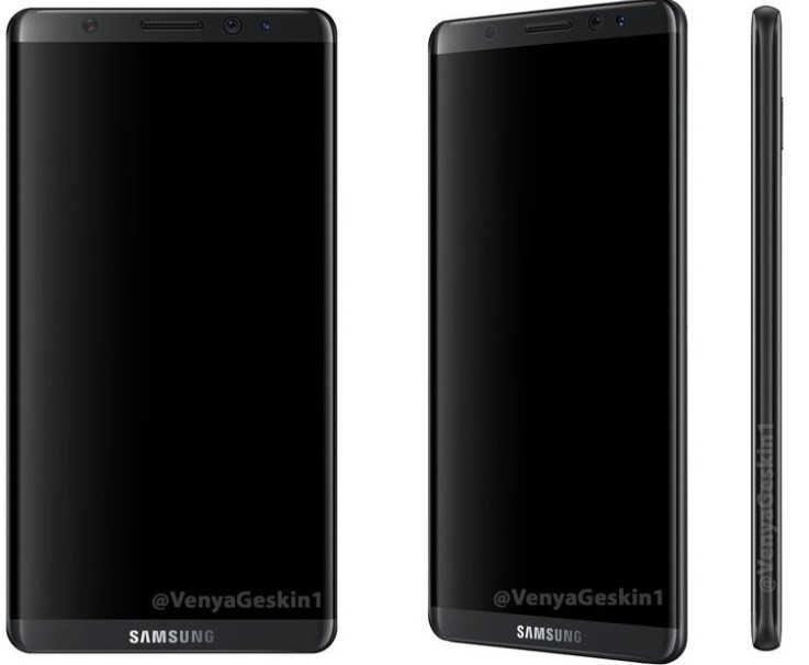 Samsung Galaxy S8'in Render Görselleri ve Görüntüsü İnternete Sızdırıldı 