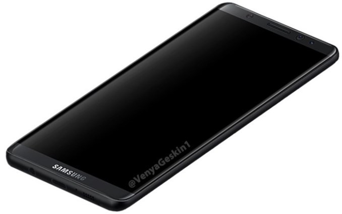 Samsung Galaxy S8'in Render Görselleri ve Görüntüsü İnternete Sızdırıldı