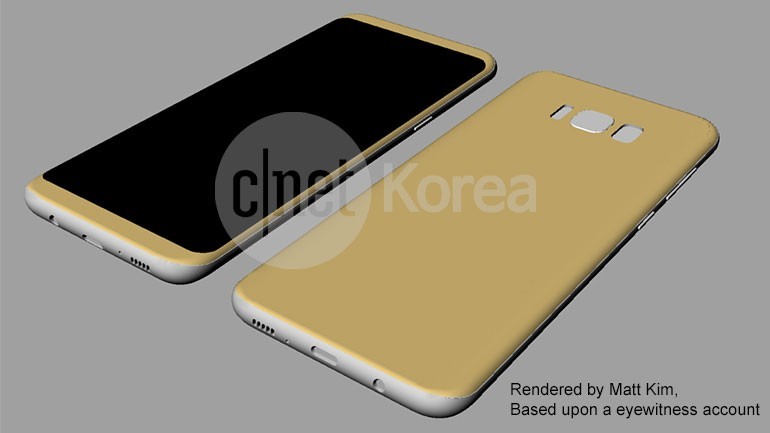 Galaxy S8 ve Galaxy S8 Plus Boyutları ve Şematik Görselleri