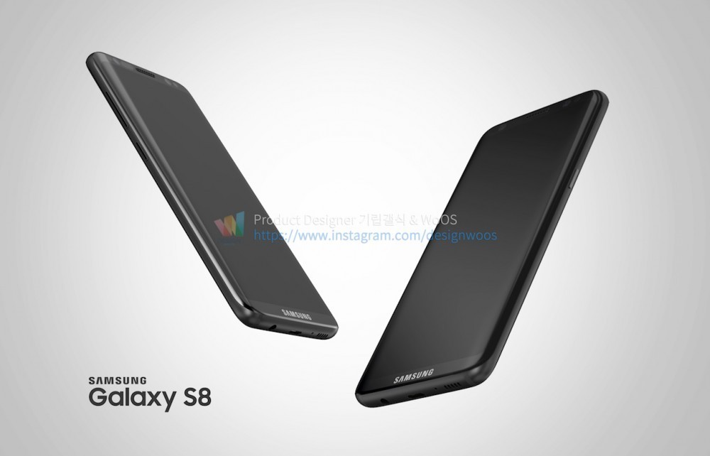 Galaxy S8 ve S8+ Sızıntı Tabanlı Render Görselleri 