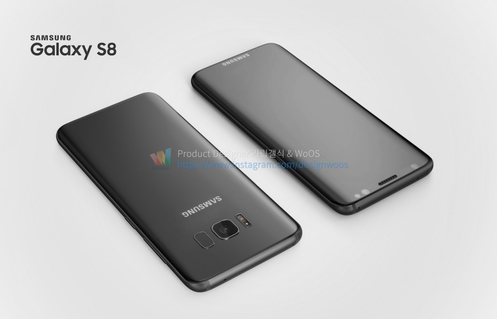 Galaxy S8 ve S8+ Sızıntı Tabanlı Render Görselleri 