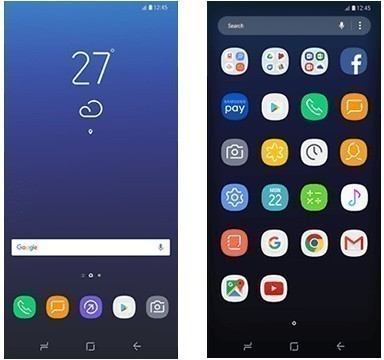 Galaxy S8 Launcher İkonları ve Ara Yüz Görüntüleri İnternete Sızdırıldı 