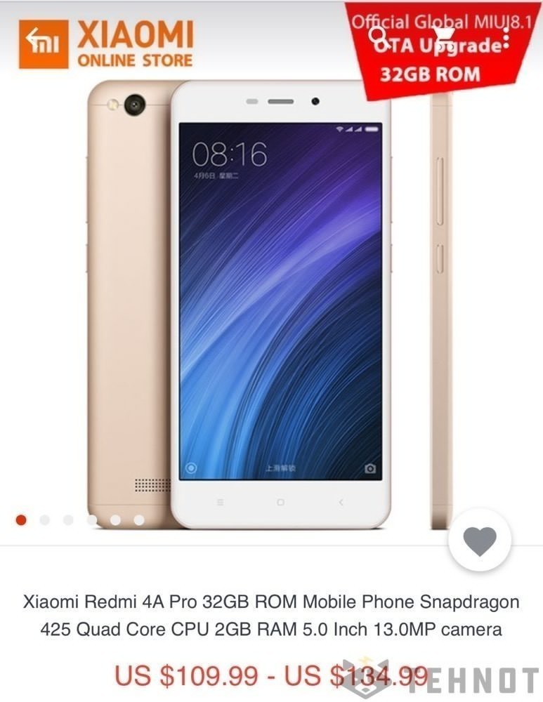 Xiaomi Redmi 4a'nın Koyu Gri Renkli Versiyonu Ortaya Çıktı 