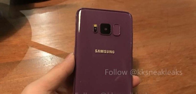 Galaxy S8'in Mor Rengi Yeni Görüntülerde Ortaya Çıktı 