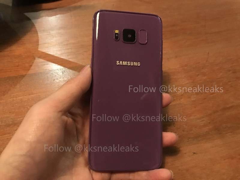 Galaxy S8'in Mor Rengi Yeni Görüntülerde Ortaya Çıktı 