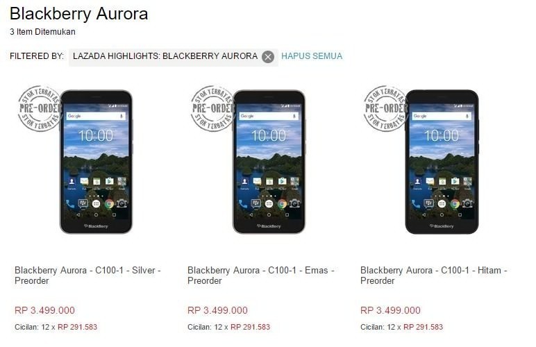 BlackBerry Aurora'nın Yeni Görüntüleri Ortaya Çıktı 