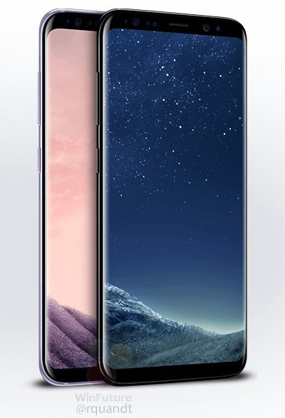 Samsung Galaxy S8 ve Galaxy S8+'ın Resmi Görselleri 
