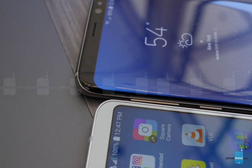 Ultra Geniş Ekranlı Galaxy S8 ve LG G6'nın Karşılaştırması 