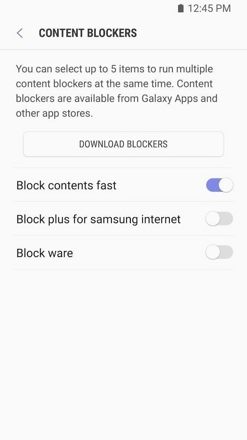 Samsung'un Yeni Internet Tarayıcısının Ekran Görüntüleri