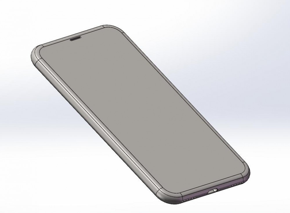 İphone 8'e Ait Olduğu İddia Edilen 3D CAD Görüntüleri Sızdırıldı 