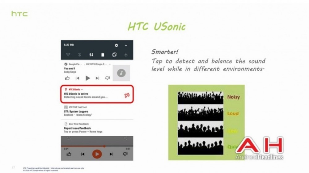 HTC U'nun Özelliklerini Gözler Önüne Seren Slaytlar Sızdırıldı 