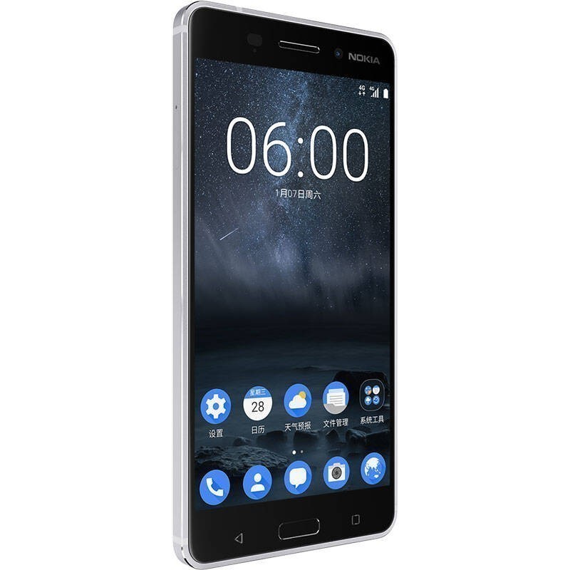 Nokia 6 Beyaz Renk Seçeneği Resmi Görselleri 