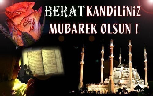 Berat Kandili ve Gecesi WhatsApp Resimli Mesajları