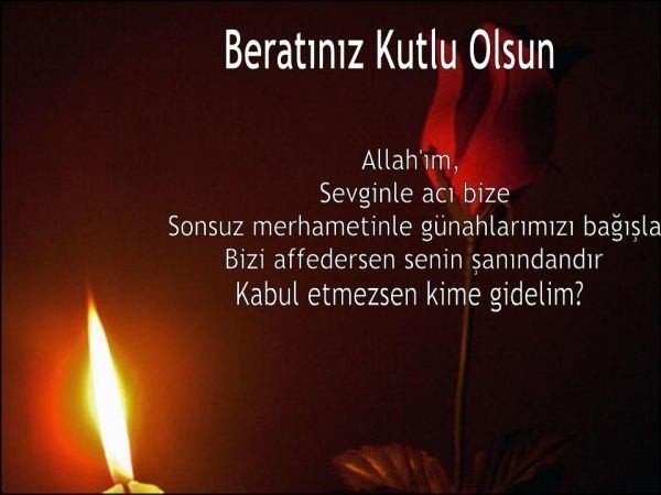 Berat Kandili ve Gecesi WhatsApp Resimli Mesajları
